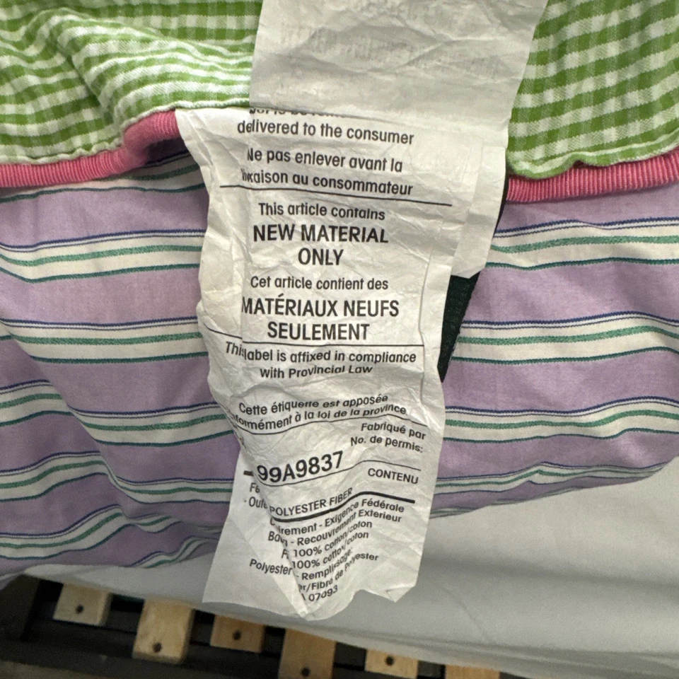 Lauren Ralph Lauren Reversible Comforter Full/Queen Green Gingham Watermill - Image 4 of 4