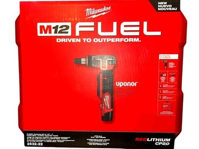 Milwaukee Tool M12 FUEL ProPEX Expander Kit W/ 1/2 -1  RAPID SEAL ProPEX Expande