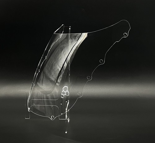 KAWASAKI ZXR 750 J (91 - 92) STANDARD REPLACEMENT WINDSCREEN WINDSHIELD SCREEN - Zdjęcie 3 z 7