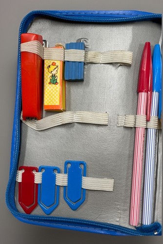Hello Lucy Pencil Case ✏️ RARE 1960s–70s Mystery Kit Almost Complete - Picture 3 of 6
