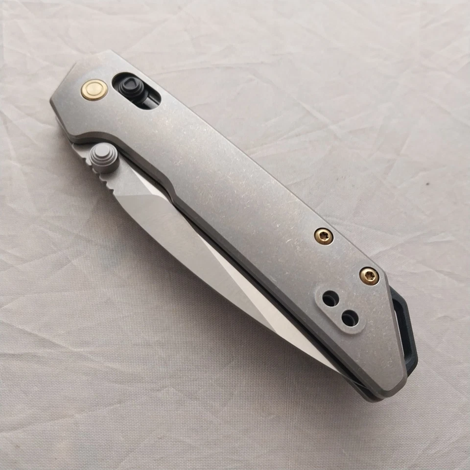 Kershaw Mini Iridium Titanium Folding S35VN Steel Pocket Knife 2051TI - Image 4 of 4