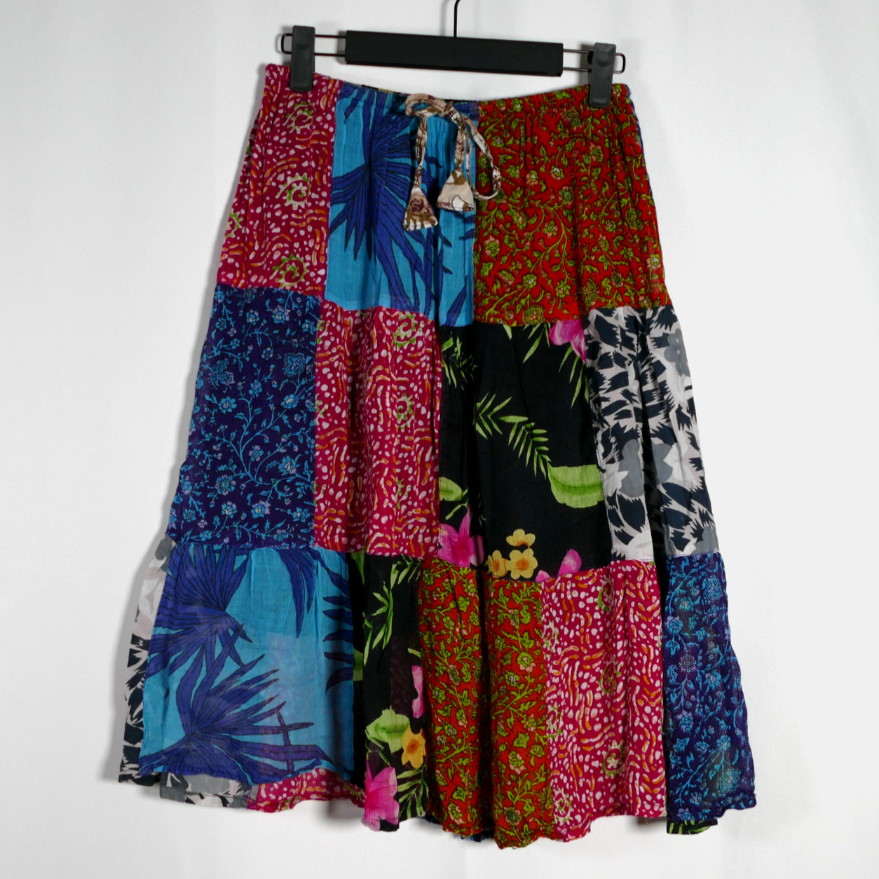 Kathmandu Imports Boho Multicolor Patchwork Hippi… - image 1