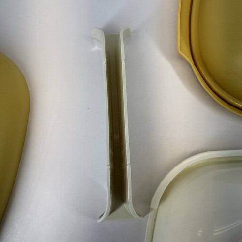Tupperware Mikrowelle Gemüse Dampfgarer 4 Stück Ernte Gold Vintage - Bild 12 von 16