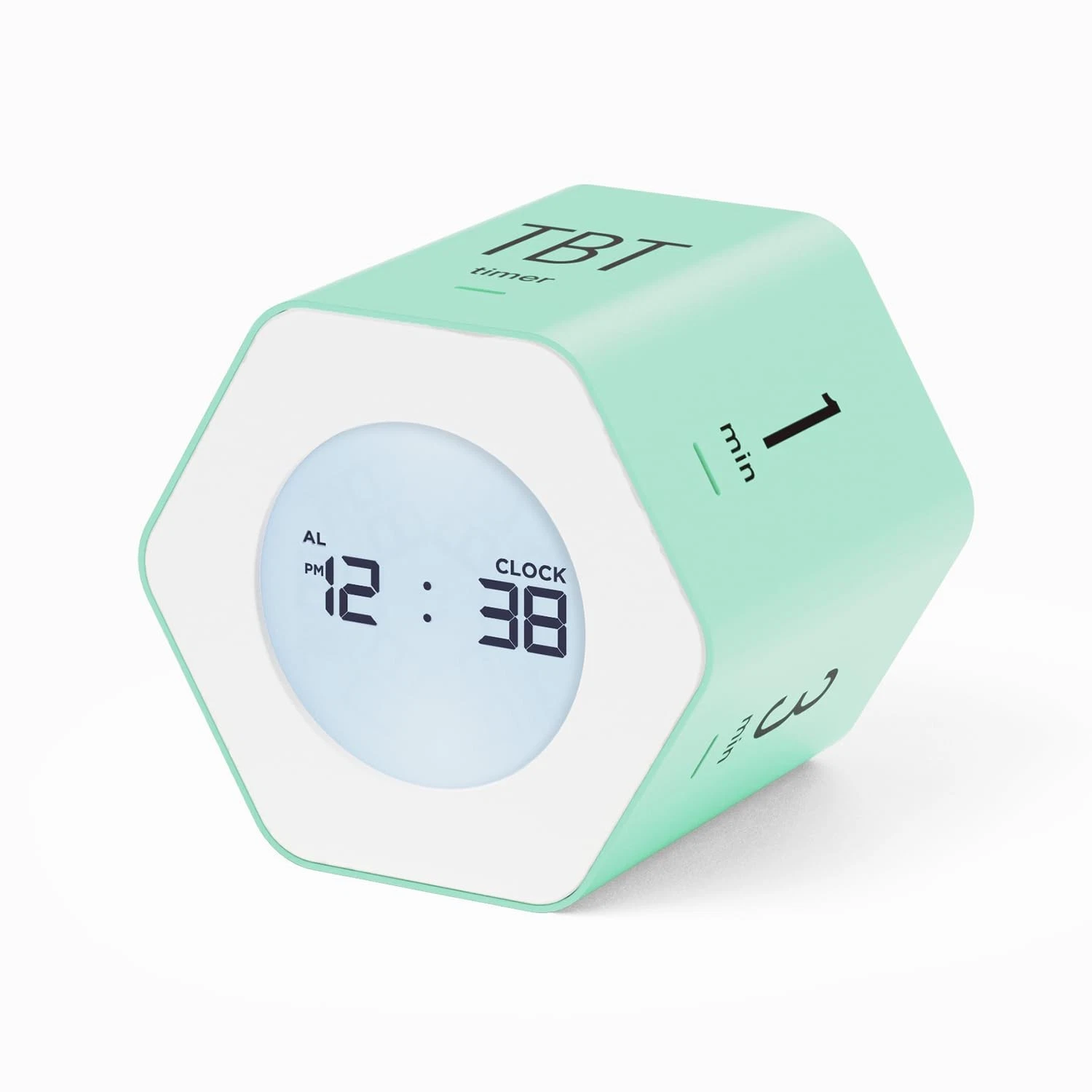 Multi-Hexagon Clock Cube, Digital Clock, Pomodoro Timer, Backlit Display 12/2...