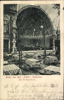 Ak Hannover, Restaurant Tivoli, Terrasse - 11613810