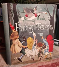 Dean's A Book Of Fairytales VTG '77 Ed  Beautifully Illustrated Children's Decor