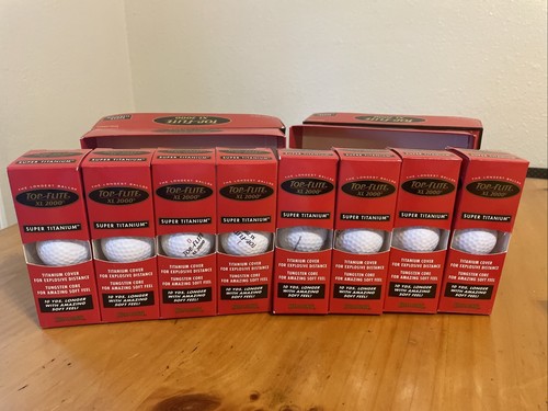 Spalding TOP FLITE XL 2000 Super Titanium 8 Sleeves 24 balls White NIB - Picture 2 of 3