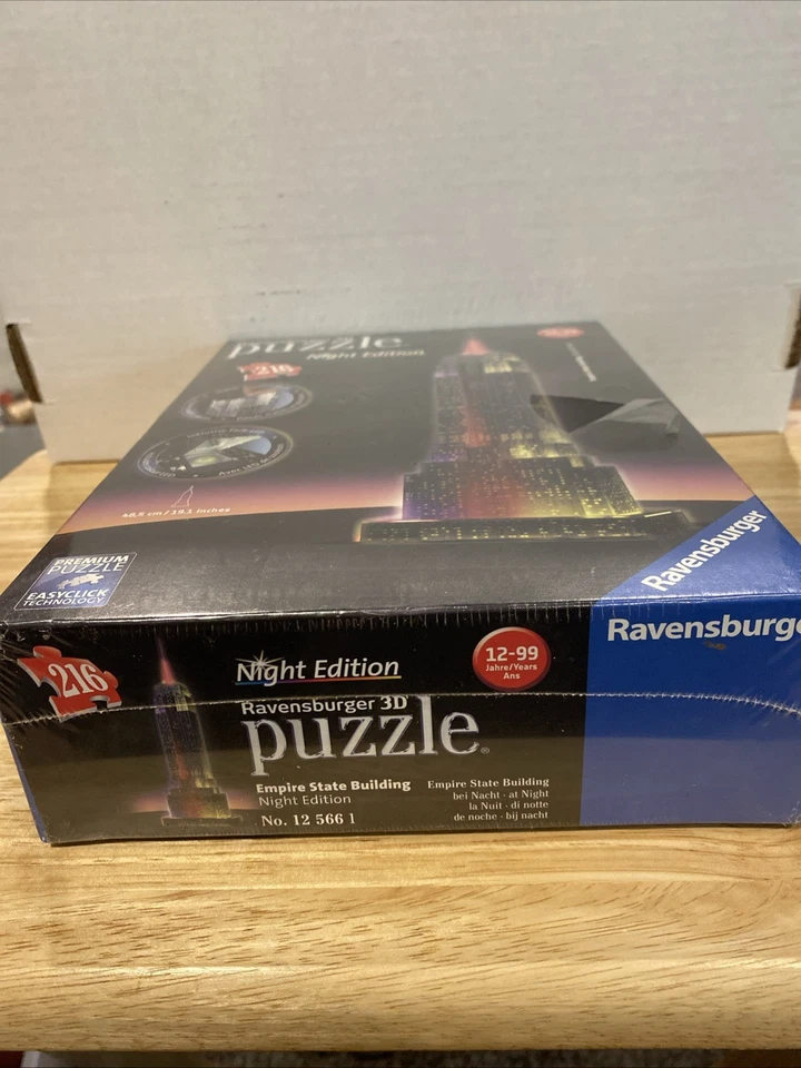 🧩Ravensburger 3D Puzzle Night Edition Empire State Building - New and Sealed - Image 4 of 4