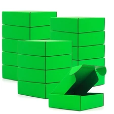 15 Pcs Cardboard Boxes Shipping Boxes, Recyclable Corrugated Cardboard Box Sm...