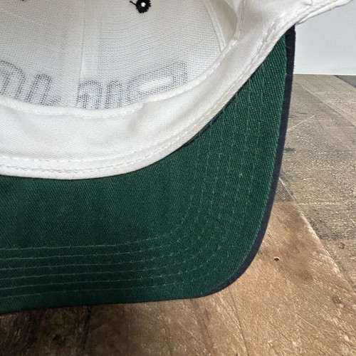 Vintage Ping by Karsten Leather Strapback Hat Cap Made In USA Blue White - Picture 18 of 19