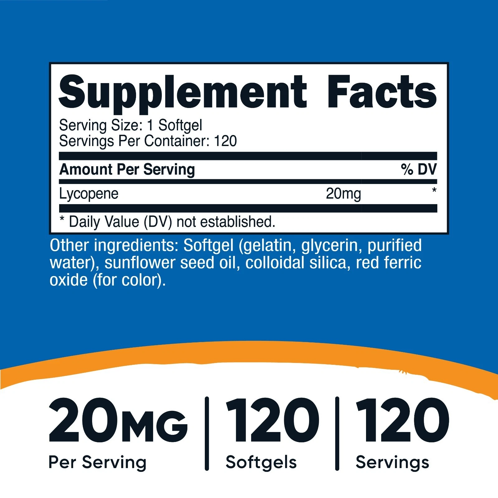 Lycopene Supplement Facts