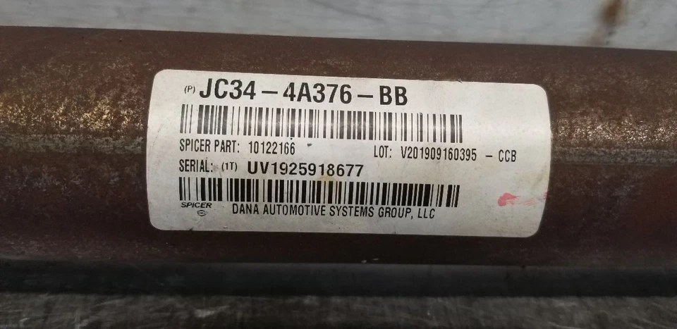 Ford F550 Super Duty 19 eje de transmisión delantero 6,7 L 4x4 4x4 JC344A376BB Foto 4 de 4