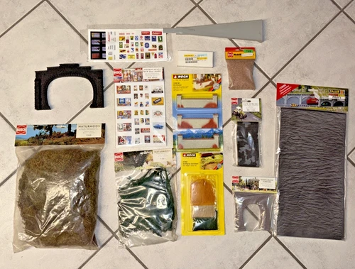 Konvolut H0 Landschaftsbau Noch, Busch, Faller OVP Neu