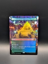 MTG - Willowrush Verge - FOIL BORDERLESS - Land (U/G) - DFT #375 - Rare