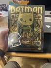 Funko POP! DC Super Heroes "Gold Chrome Batman" T-SHIRT (XL) #144 Target SEALED