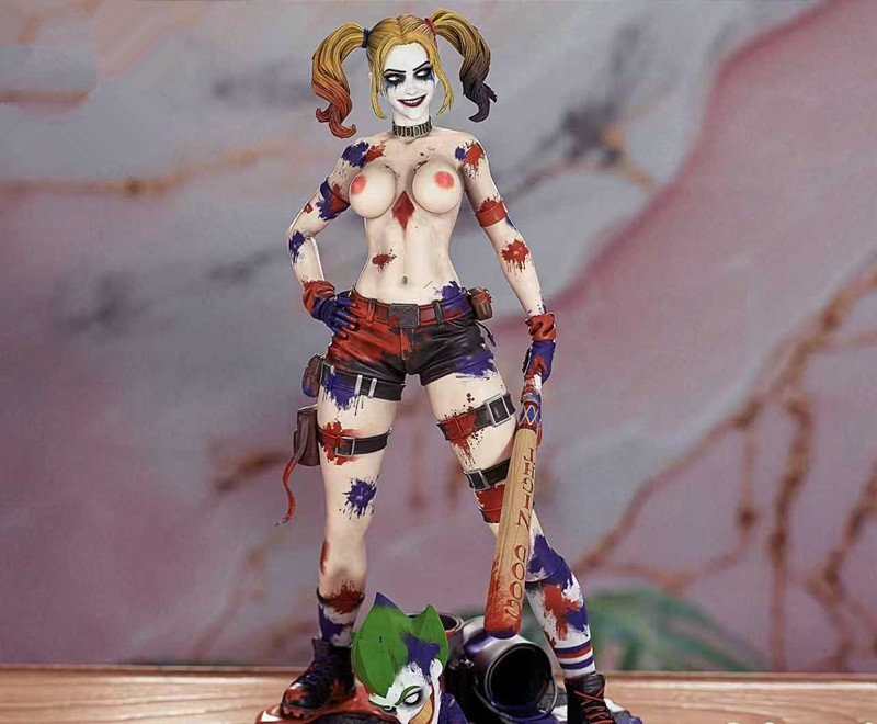 1/24 Scale 75mm Resin Figure Joker's Girl Unpainted Unassembled Model Kit Toys