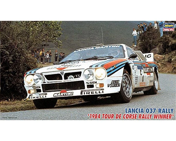 Lancia 037 rally “1984 tour de corse rally winner” hasegawa 1:24 cod.25030 - Immagine 2 di 4