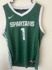 Coach Tom Izzo Signed Michigan St Spartans Basketball Jersey Autograph COA PROOF