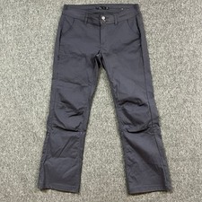 Prana Pants Womens Gray 8 Short Inseam Nylon Stretch Convertible Roll Up Outdoor