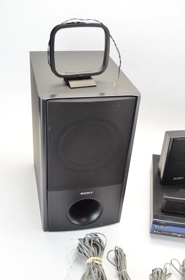 Sony STR-KS2300 5.1 Ch HDMI AV Receiver Sub 5 Speakers Bundle Home - No remote - Image 3 of 4