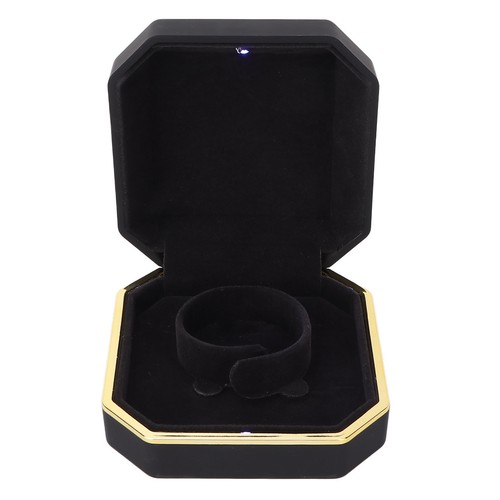 (black)Jewelry Box Wide Application Bracelet Box Dust Prevention - Picture 9 of 22