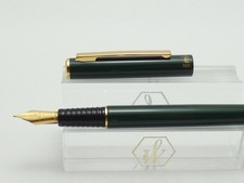 Inoxcron Emiros Grünlack Füllfederhalter, GT, Medium GP Stahlfeder *NEUWERTIG*