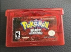 Pokemon Ruby (Nintendo Game Boy Advance, 2003) GBA Authentic New Battery Tested