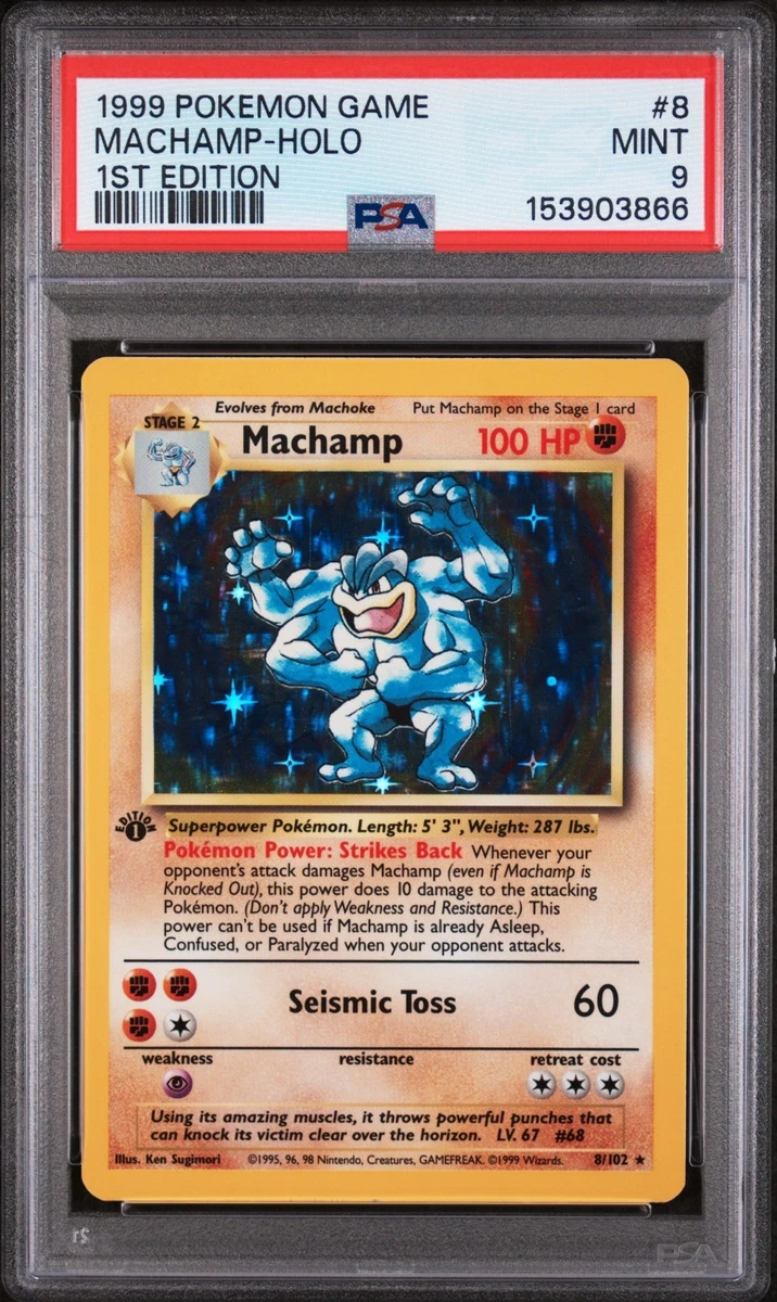 Machamp Pokémon TCG Professional Sports Authenticator (PSA) Grade