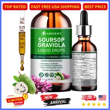 Graviola Drops 2oz + Sea Moss – Immune Boost & Daily Wellness Tonic