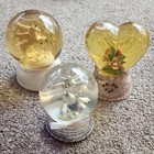 Musical Collectible Snow Globes Lot of  3 — photo 1