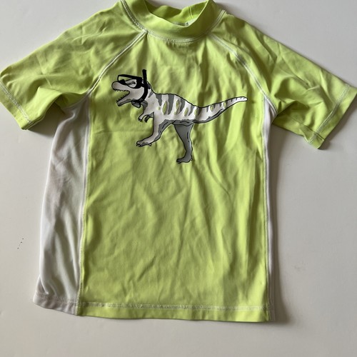 Old Navy Boys Yellow Swim Rash Guard Size 5T - Picture 3 of 5