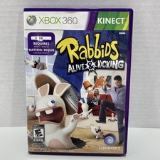 Rabbids Alive & Kicking Xbox 360 - Microsoft Xbox 360 W/ Manual