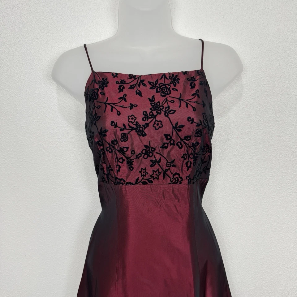 Vtg Be Smart Dress Womens 3/4 Maxi Gown Formal Corset Back Fairy Grunge Y2K Hoco - Image 2 of 4