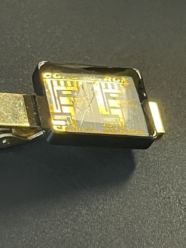 Rare Conductron Circuit Board Computer Chip Tie Clasp - Bild 3 von 8