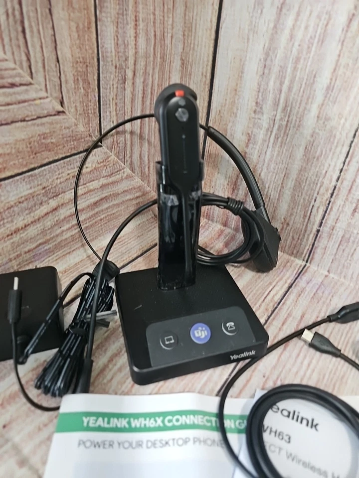 Wireless Single Ear Office Headset Noise Canceling Microphone 7hr Talk Time - Image 4 of 4