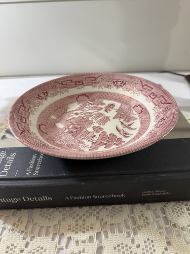 Churchill Willow Rosa Pink 8" Cereal/Pasta/Soup Bowl. EXCELLENT! - Picture 2 of 3