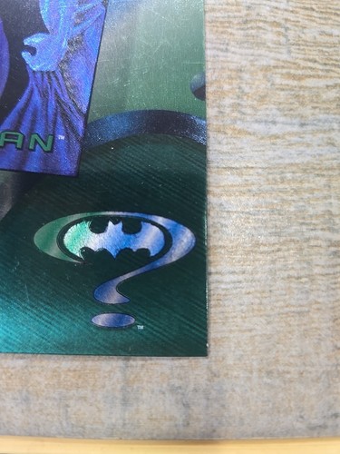 BATMAN FOREVER 1995 Fleer Metal Promo 5" x 7" Premiere Movie Art Edition card 🦇 - Picture 5 of 8