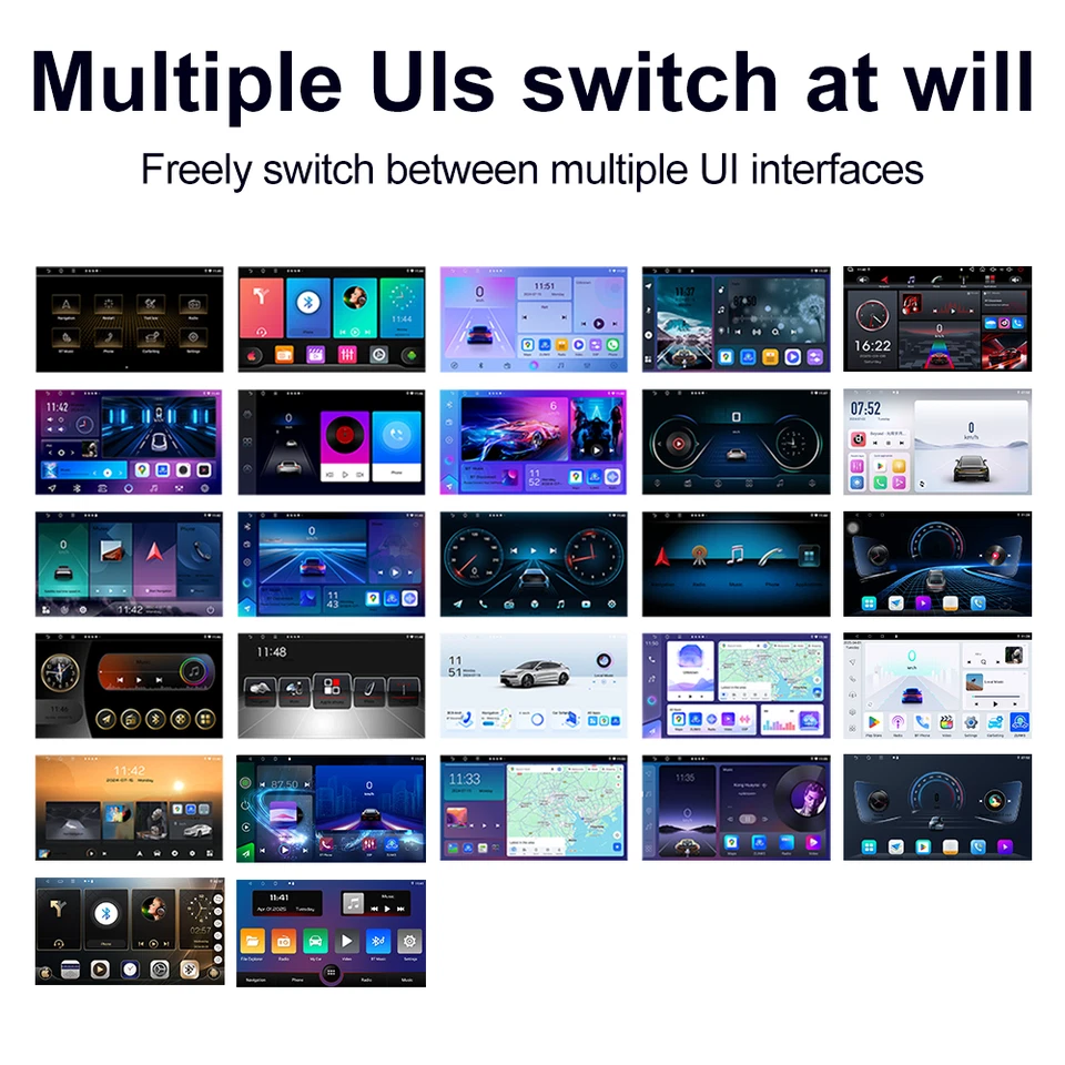 4-64G Wireles Carplay For Kia Rio 2005-2011 Android 13 Car Stereo Radio WIFI GPS - Imagem 4 de 4