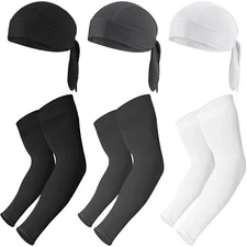 Men Skull Caps Cooling Helmet Liner Head Wraps for Motorcycle Cycling Football