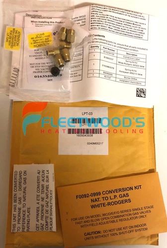 Goodman Natural To LP Conversion Kit for Single Stage Gas Furnaces - LPT-03