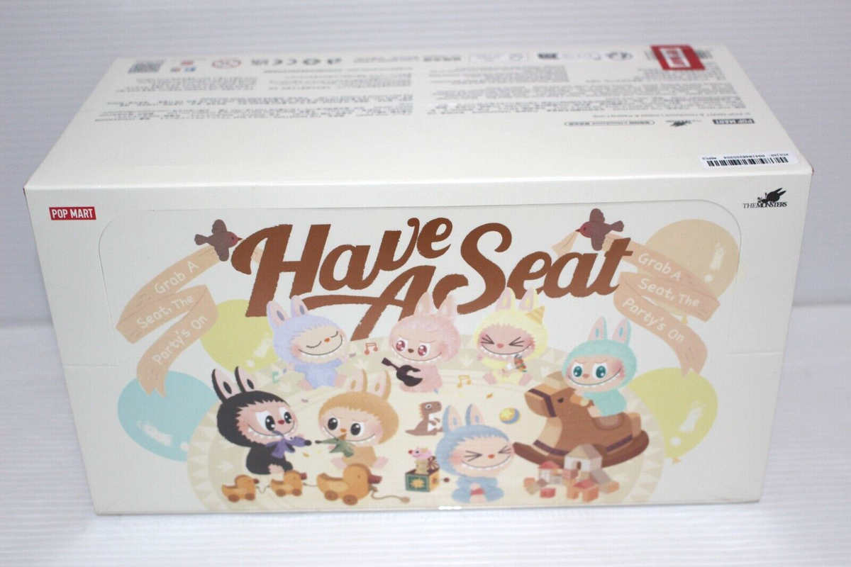 【人気】POPMART The Monsters Labubu Have a Seat Sealed Case PopMart The Monsters Have a Seat Vinyl Plush Blind Box