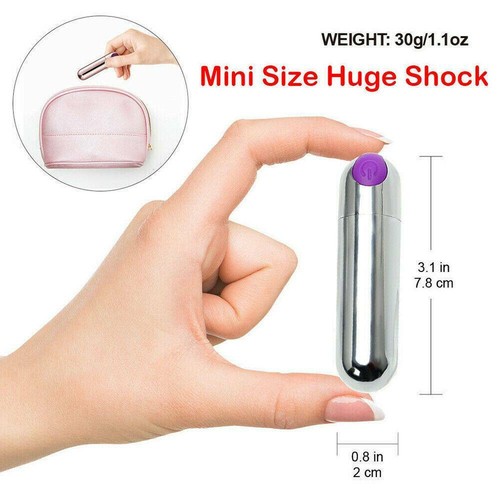 Full Body Mini Bullet Vibrating Massager 10 Speeds Vibrato USB-Rechargeable New - Picture 2 of 11
