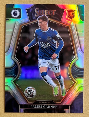 James Garner 2022-23 Panini Select Premier League SILVER MEZZANINE Rookie #199