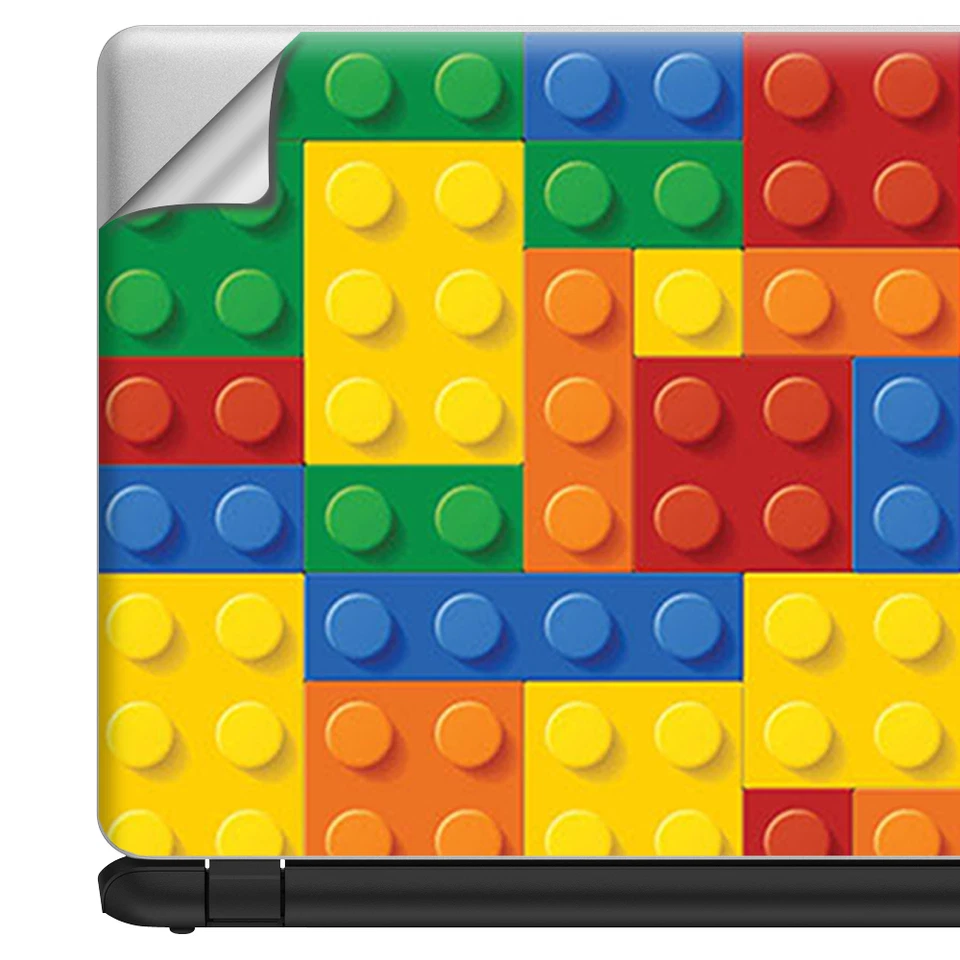 Чехол для ноутбука универсальный для 13 дюймов - игровые блоки кирпичи цветная защелка - Изображение 3 из 4