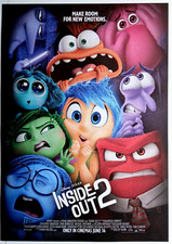 Inside Out 2 2024 Film Poster / Activity Sheets x 3 - A3 Size