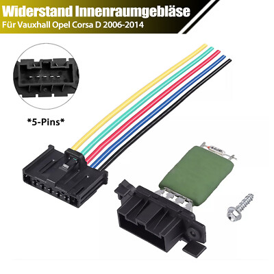 WIDERSTAND GEBLÄSEMOTOR INNENRAUMGEBLÄSE Für Opel Corsa D Mk3 2006-2024 DHL