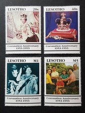 Lesotho: 40th Anniversary of Coronation; SG1159 etc complete mint set