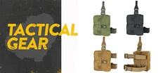 Tactical Gas Mask Drop Leg Pouch Rig
