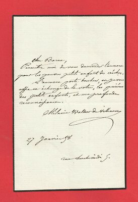 AI89-L.A.S-MELANIE WALDOR--[AN DEN BARON]-BRIEFFRAU-1858