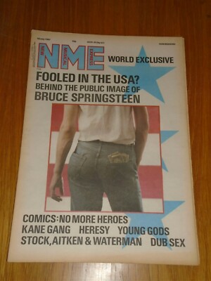 NME 1987 JULY 18 BRUCE SPRINGSTEEN KANE GANG YOUNG GODS AITKEN WATERMAN